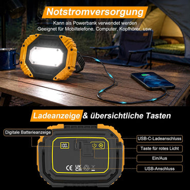 Darbony 30W LED Arbeitsleuchten 2er-Set, 2000 lm