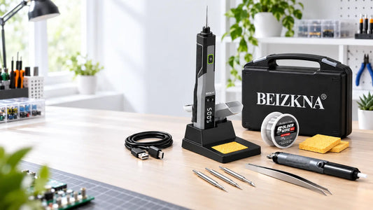 Cordless Soldering Iron Kit: A Portable Tool for DIY Repairs and Electronics Projects