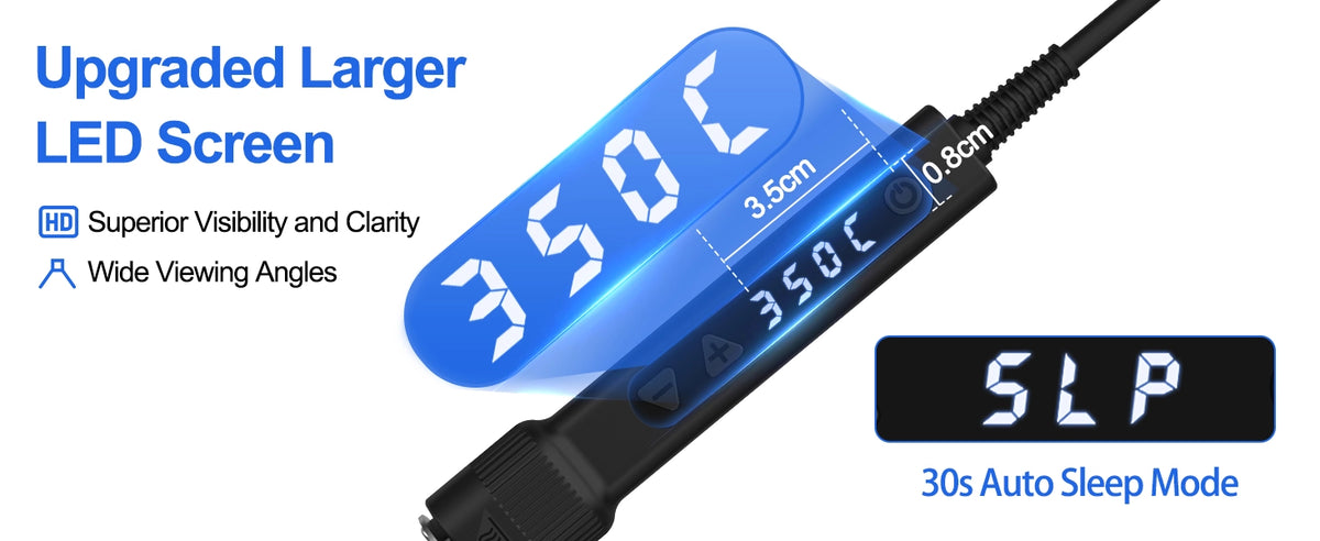 Ergonomical Design: 30s Auto Sleep Mode