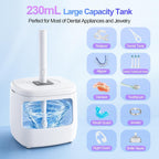 Ultrasonic Retainer Cleaner Machine 50kHz Dental Cleaning Pod with 4 UV