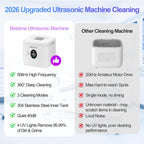 Ultrasonic Retainer Cleaner Machine 50kHz Dental Cleaning Pod with 4 UV