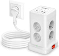 Beizkna 12-in-1 Steckdosenleiste mit USB-C & 2 m Kabel