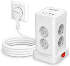 Beizkna 12-in-1 Steckdosenleiste mit USB-C & 2 m Kabel
