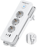EROIZNY 6-in-1 Steckdosenleiste mit USB-C PD 20W & 1,5 m Kabel