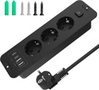Darbony 7-in-1 Einbausteckdose mit USB-C PD & USB-A