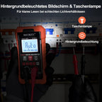 RICOKEY Smart Digital Multimeter mit Auto-Range & NCV-Funktion