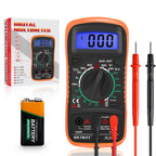 RICOKEY Digital Multimeter mit LCD-Anzeige & Batterietester