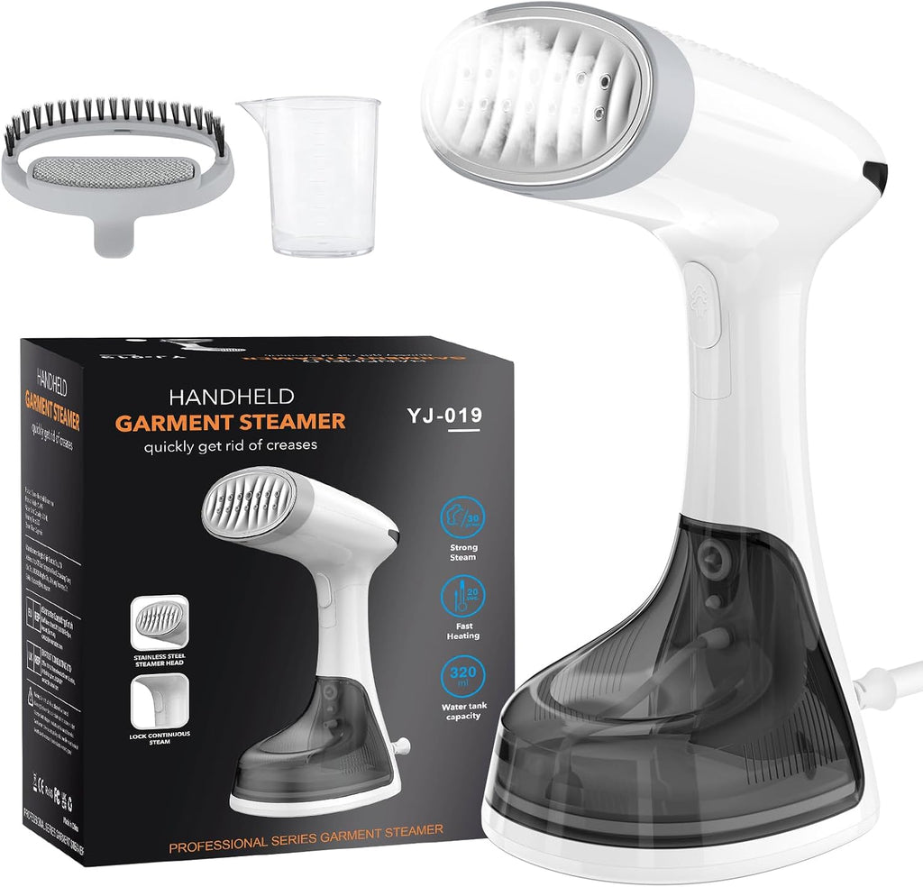 RICOKEY Handdampfglätter 1650W mit Schnellaufheizung & 320ml Wassertank