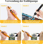 Edasion 80W Lötkolben Set mit Schnellaufheizung & Temperaturregelung