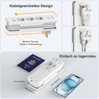 EROIZNY 6-in-1 Steckdosenleiste mit USB-C PD 20W & 1,5 m Kabel