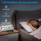 Darbony 8-in-1 Ecksteckdosenleiste mit USB-C & LED-Nachtlicht