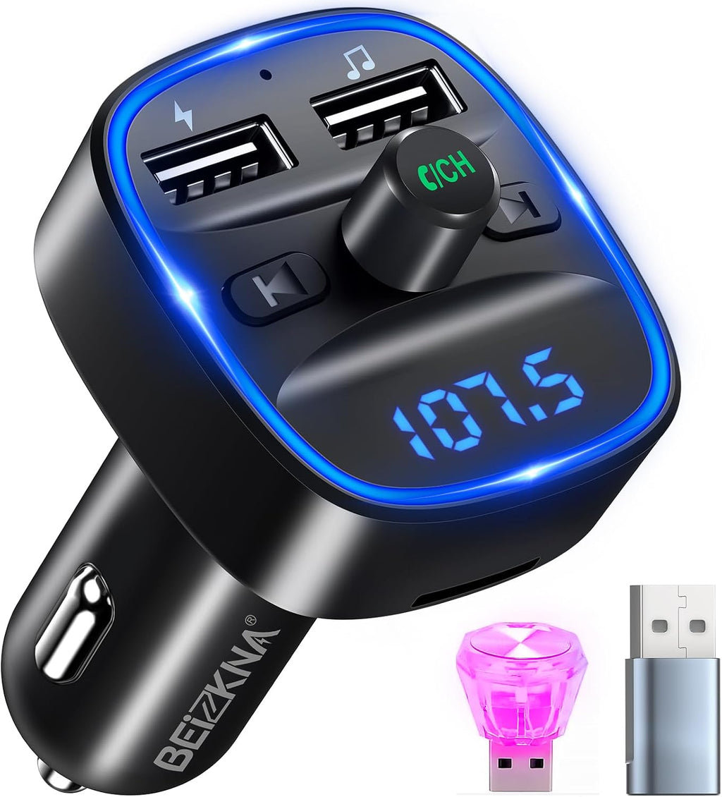 Beizkna DE50 Bluetooth 5.3 FM-Transmitter für Auto