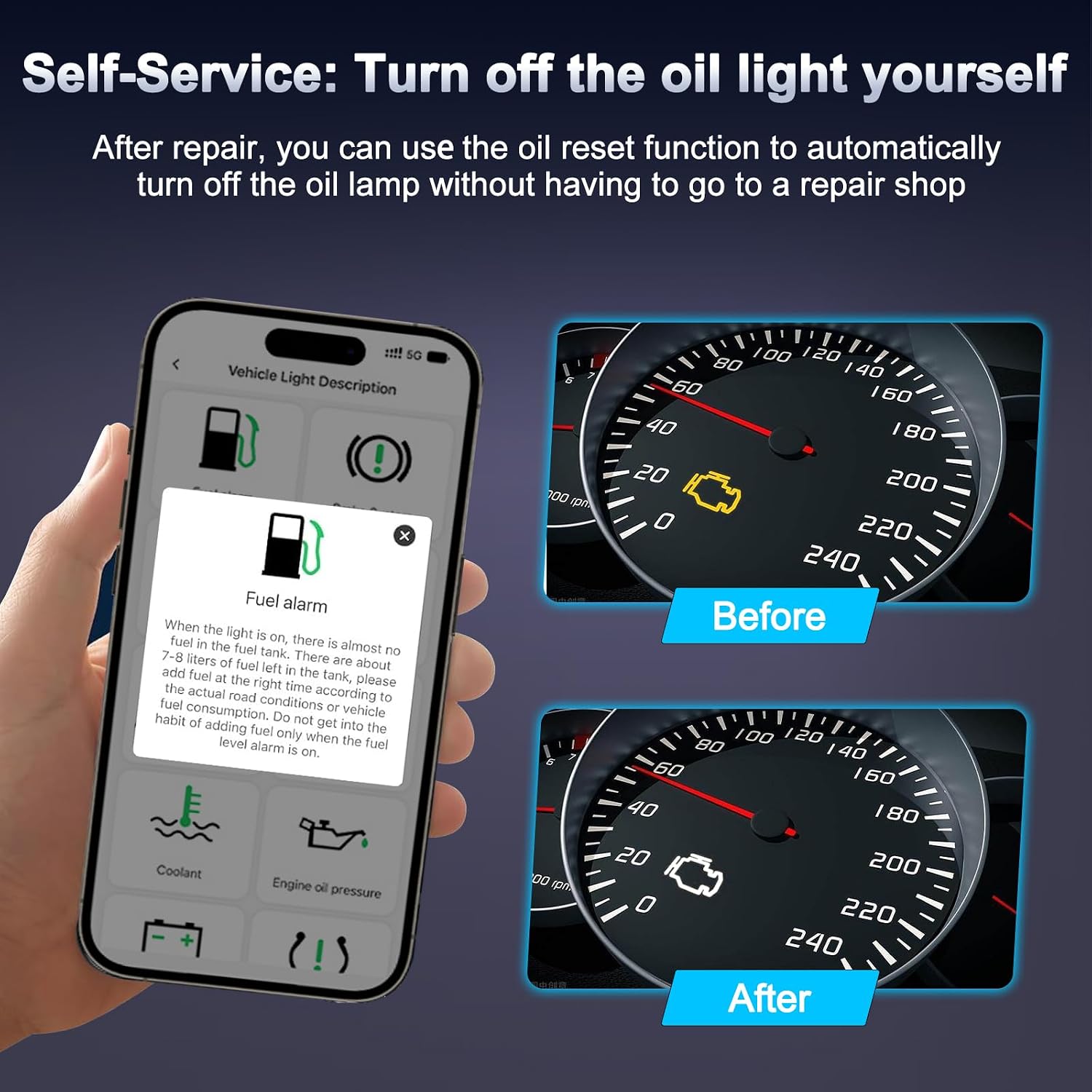 RICOKEY OBD2 Bluetooth 5.4 Diagnoseadapter für Auto