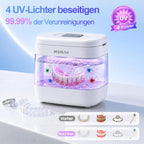 Beizkna Ultraschallreiniger für Zahnspangen & Zahnschienen, 50 kHz