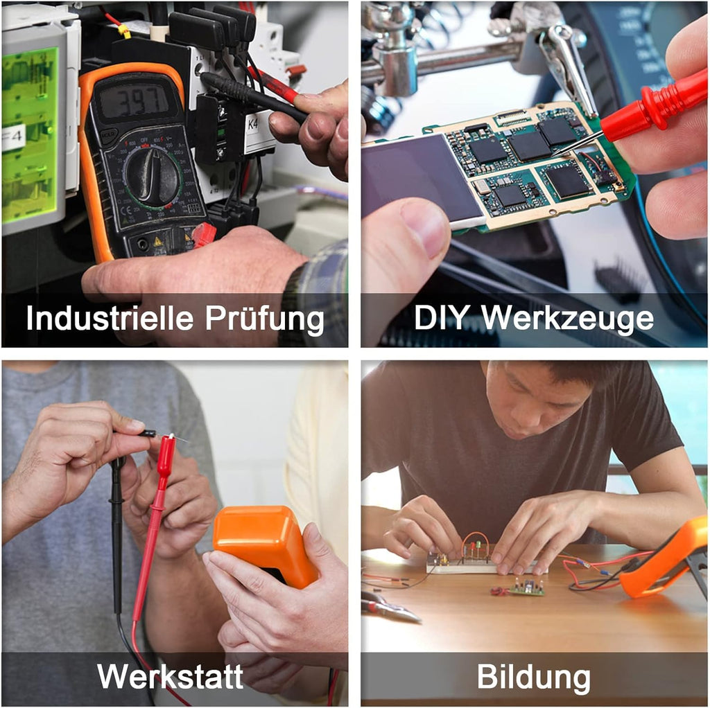 RICOKEY Digital Multimeter mit LCD-Anzeige & Batterietester