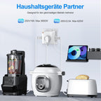 Beizkna 6-in-1 Steckdosenwürfel mit USB-C & USB-A