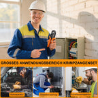 Beizkna Crimpzange Set mit 1250 Aderendhülsen