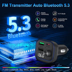 Bluetooth 5.3 FM-Transmitter mit 36W Schnellladen