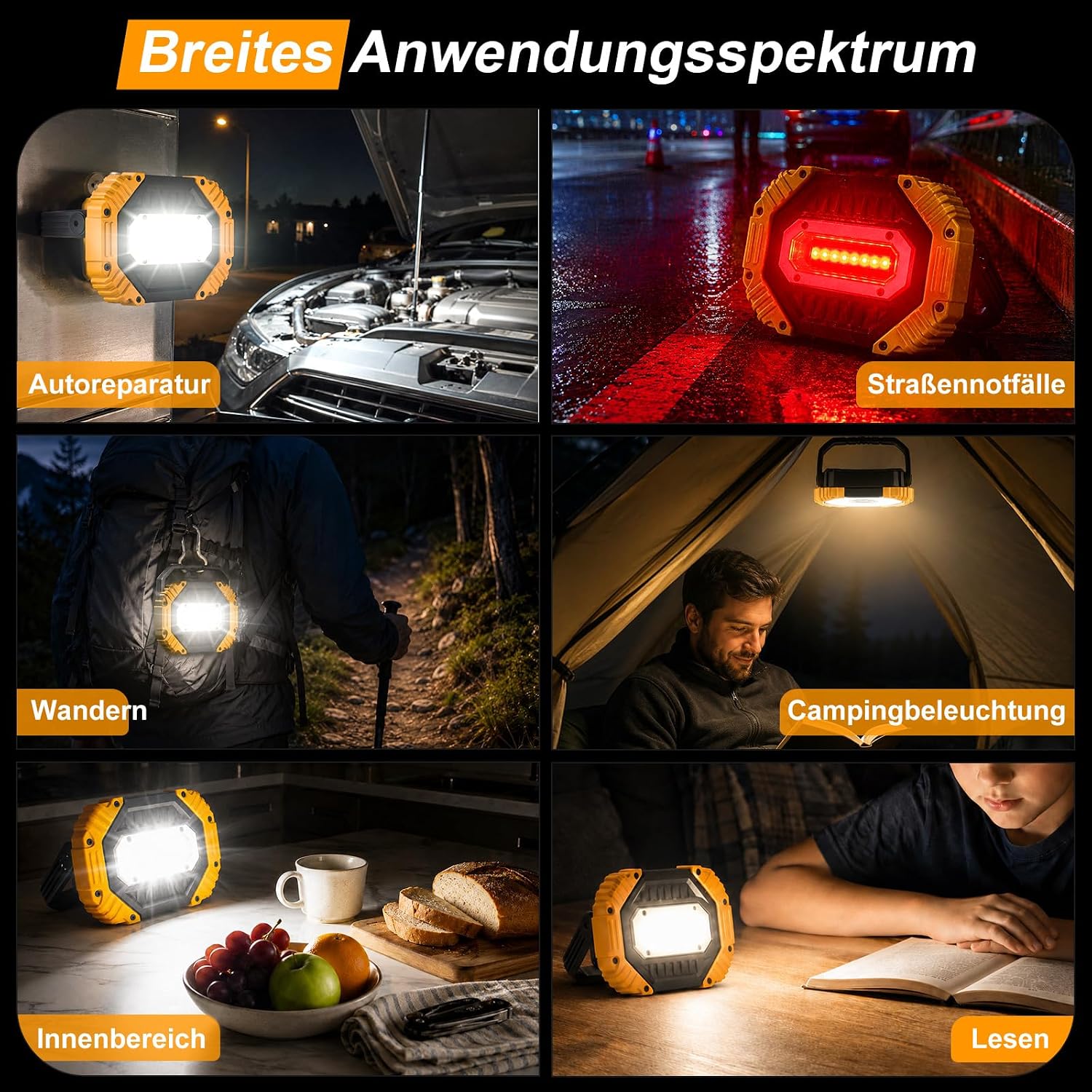 Darbony 30W LED Arbeitsleuchten 2er-Set, 2000 lm
