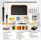 80W LCD Soldering Iron Kit