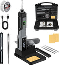 Wireless Soldering Iron Kit with LED Display, USB Charging & 14 Tips
