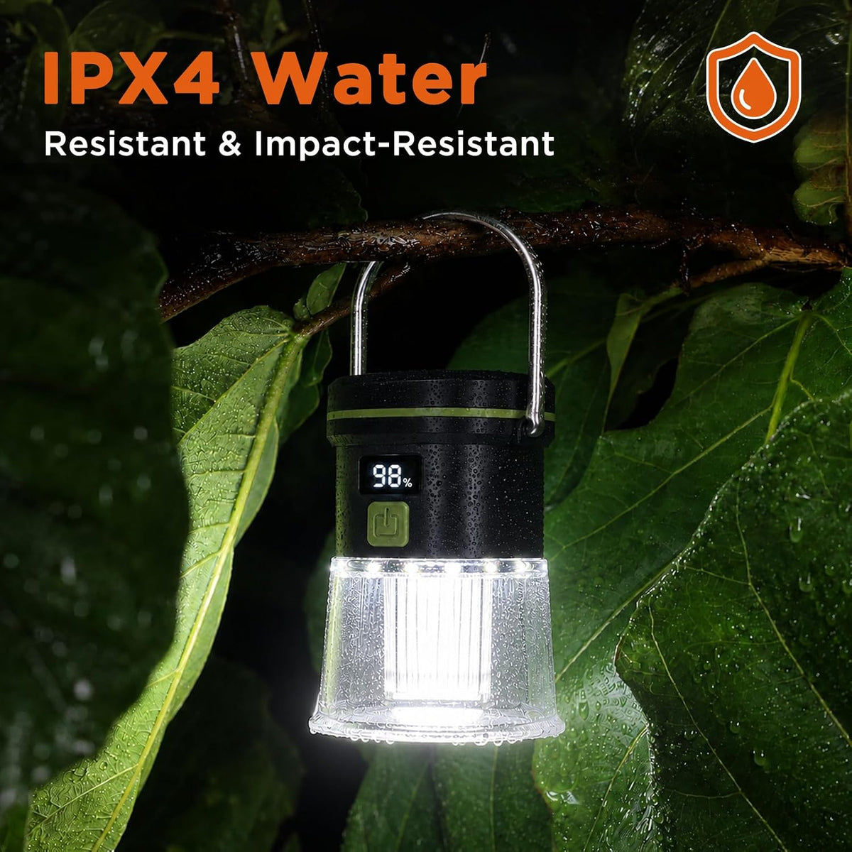 LED Camping Lantern Rechargeable Super Bright 1000LM Portable Battery Light