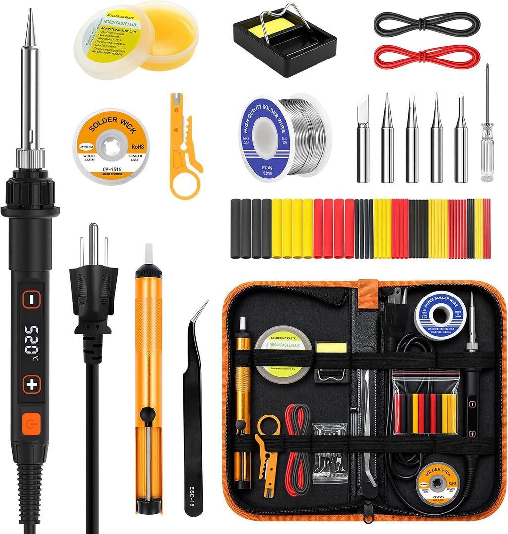 80W LCD Soldering Iron Kit