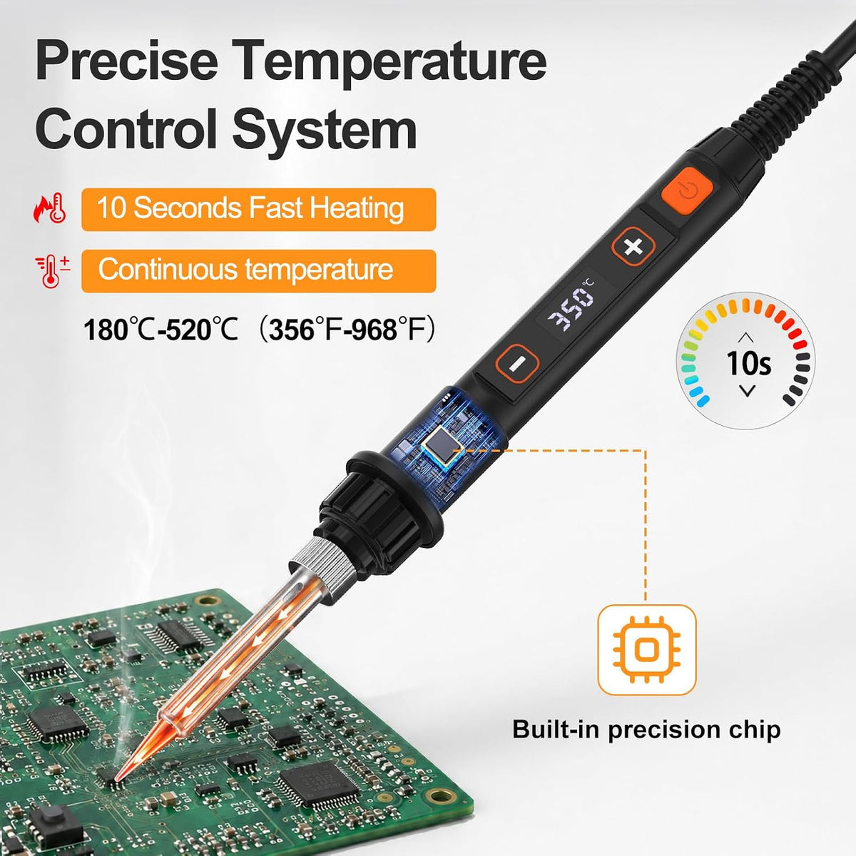 80W LCD Soldering Iron Kit