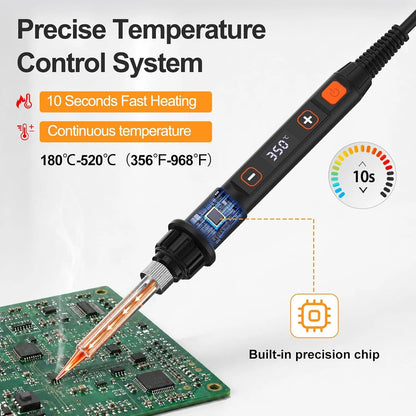 80W LED Soldering Iron Kit