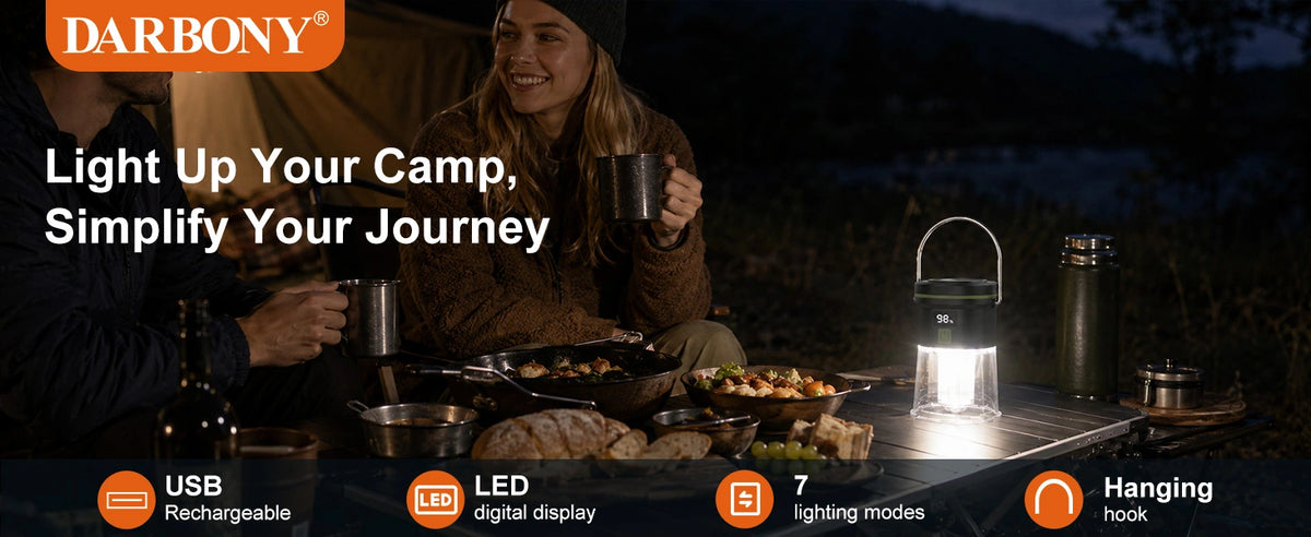 DARBONY Rechargeable LED Camping Lantern
