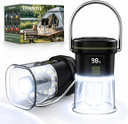 LED Camping Lantern Rechargeable Super Bright 1000LM Portable Battery Light
