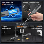 Wireless Soldering Iron Kit with LED Display, USB Charging & 14 Tips
