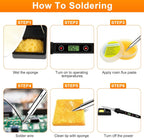 80W LCD Adjustable Temperature Soldering Iron Kit