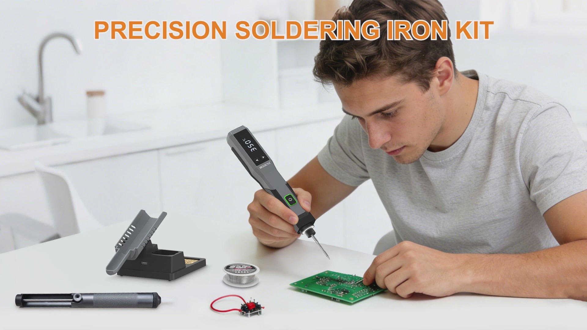 Beizkna cordless soldering iron kit video
