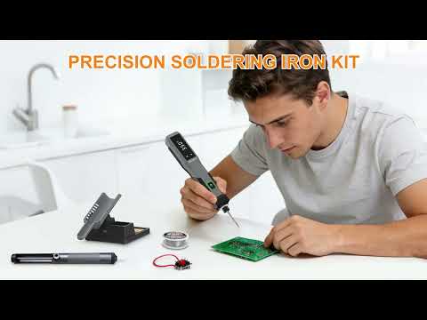 80W LCD Soldering Iron Kit