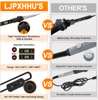 80W LCD Adjustable Temperature Soldering Iron Kit